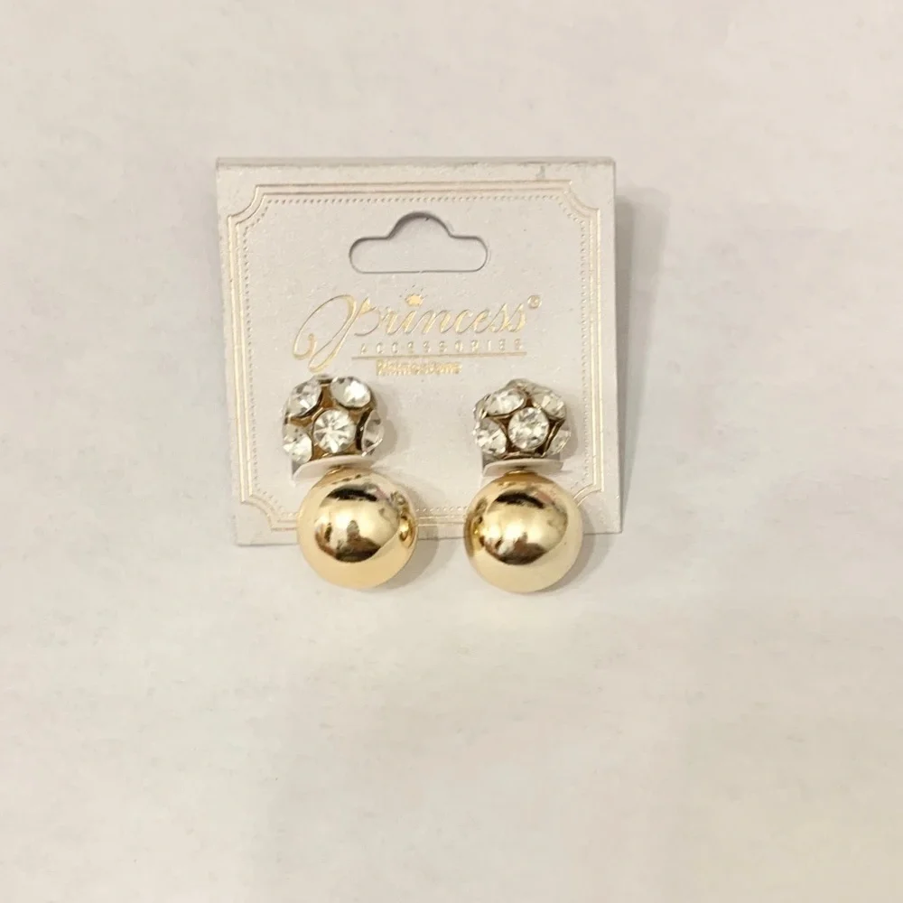Princess Accessories | Earrings Rhinestone - Picture 3 of 8